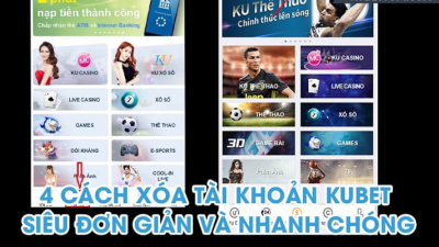 Hướng dẫn các cách xóa tài khoản KUBET tạm thời, vĩnh viễn